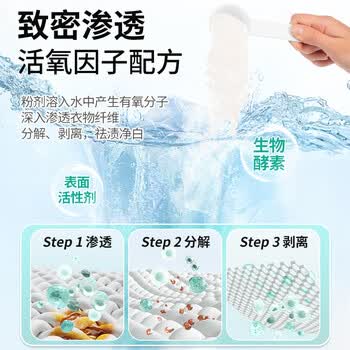 洗诺（XINUO）衣服除霉霉点霉斑清洁去污粉500g校服净强力去黄渍乌鸡净爆炸盐