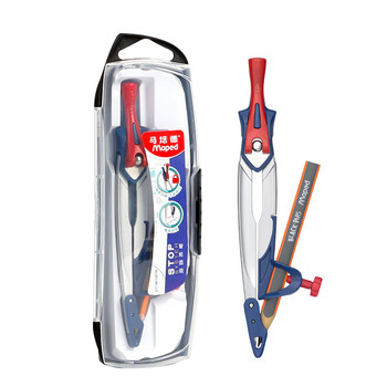 马培德(Maped)智能锁定绘图圆规 初高中考试锁距圆规 小学生制图绘图学习工具 196100CH两用款【夹笔换铅芯】 马培德(Maped)智能锁定绘图圆规 初高中考试锁距圆规 小学生制图绘图学习工具 196100CH两用款【夹笔换铅芯】