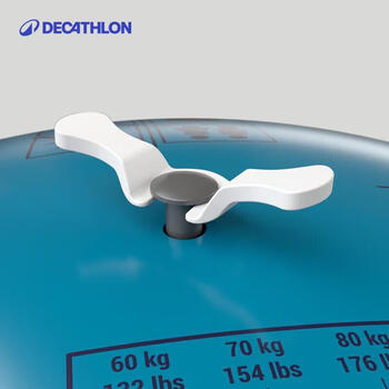 迪卡侬普拉提球加厚健身球瑞士球GYPA小号-55厘米蓝绿色-4135363 迪卡侬普拉提球加厚健身球瑞士球GYPA小号-55厘米蓝绿色-4135363