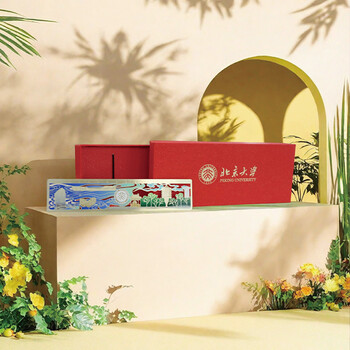 北大文创文具北京大学纪念品未名湖金属尺北京伴手礼新年礼物节日礼物