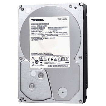 东芝（TOSHIBA）4TB 5400转 128MB SATA接口 机械硬盘 监控硬盘 数据恢复服务（DT02ABA400V）