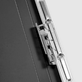 齐心A4文件夹轻便夹长押夹资料夹 A604-X 5个黑色