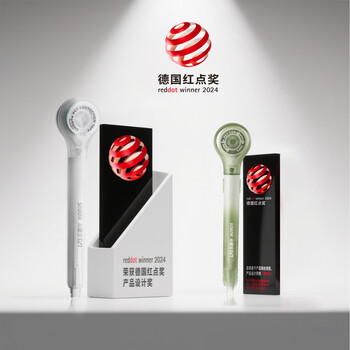 乐普升修正带笔式涂改带可换替芯创意笔形改正带便携高颜值学生渐变色修正带9189BR白-5