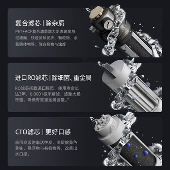 易开得净水器 600G台下式RO纯水机 CTO后置滤芯（MQ7）