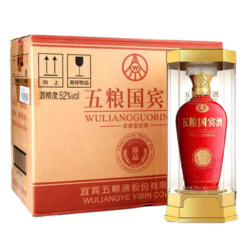 五粮国賓酒　白酒　52度　500ml 五粮国賓酒 白酒 52度 500ml 五粮国賓酒 白酒 52度 500ml Amazon.co.jp