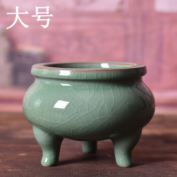 双耳三足香炉图片- 京东