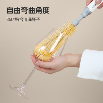 好媳妇清洁刷具 长柄杯刷 家用洗杯子神器刷水杯无死角去茶渍刷子