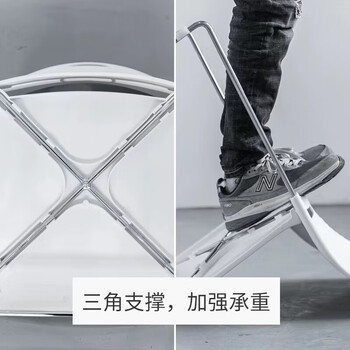 海艾珈办公椅会议椅简约现代培训椅休闲椅无扶手可堆叠椅子 【4把起拍】