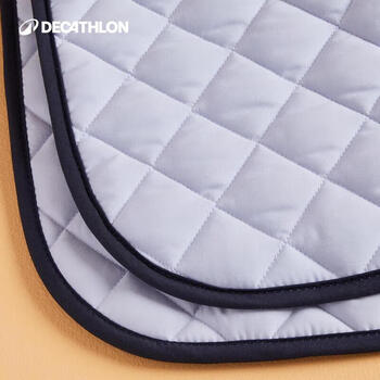 迪卡侬马汗垫小马汗屉马鞍垫马术运动马鞍垫马术用具浅蓝色 4798298