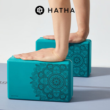 哈他瑜伽砖专业高密度儿童舞蹈砖立体防滑纹泡沫砖块瑜伽馆专用练功砖