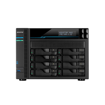爱速特（asustor）AS6508T网络存储器8盘位NAS存储服务器 AS6508T（16GB内存） 80TB（配8块10TB企业盘）