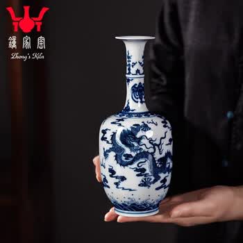 景德镇青花瓶型号规格- 京东