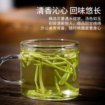 印象堂茶叶花草茶礼盒礼物2025新花金银花茶凉茶养生茶共一罐50g