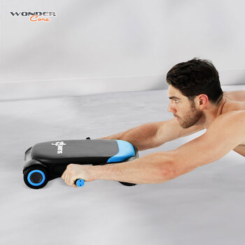 万达康健腹轮 自动回弹多功能腹肌轮健腹器 健身器材 家用 滑板车 蓝色 万达康健腹轮 自动回弹多功能腹肌轮健腹器 健身器材 家用 滑板车 蓝色