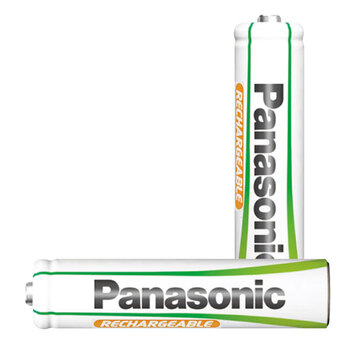 松下（Panasonic）7号七号充电电池2节适用于话筒相机玩具等无充电器HHR-4MRC/2B
