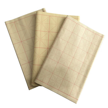 芬尚 全开米字格毛边纸 学生毛笔书法课堂练习纸 书法培训班黄色竹浆毛边纸米格39*67cm*15格60张/包 芬尚 全开米字格毛边纸 学生毛笔书法课堂练习纸 书法培训班黄色竹浆毛边纸米格39*67cm*15格60张/包
