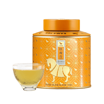 八马茶业安溪铁观音浓香型特级非遗技艺66.8g罐装乌龙茶茶叶 八马茶业安溪铁观音浓香型特级非遗技艺66.8g罐装乌龙茶茶叶