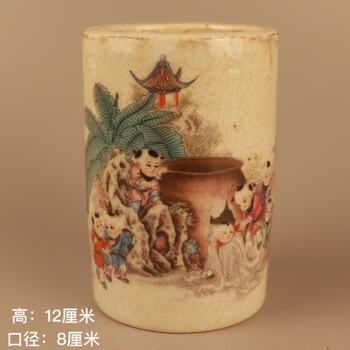 中国清時代染付大缸 中国清時代染付大缸 清代瓷缸价格报价行情- 京东