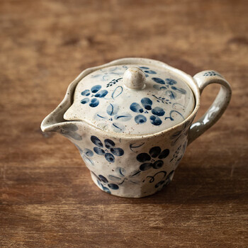 小西平内焼 太閤窯 原田聖龍 朱彩黒茶碗 共箱 茶碗 茶道具 茶器