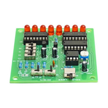 伍陆电子花样彩灯控制器焊接制作套件 数字电路设计LED循环流水灯TJ-56-640 