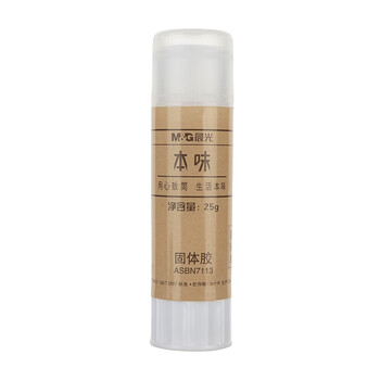晨光（M&G）(M&G)文具热门商品 本味25g高粘度固体胶 学生手工固体黏胶 快干耐用胶棒 办公用品 单支ASBN7113