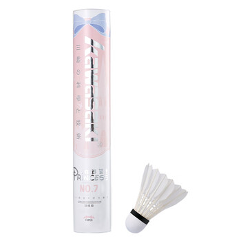 川崎（KAWASAKI）羽毛球稳定耐打比赛训练专用鹅毛球在逃公主7号12只装