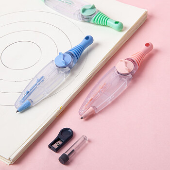 马培德（Maped）淡彩零金属经典绘图圆规 初高中考试圆规 学生制图绘图学习工具 192816CH 蓝色【2B铅笔款/卡装】