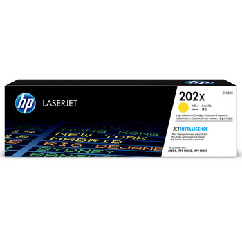 惠普（HP）CF502x/202x高容量原装硒鼓黄色（适用m281fdw/254dw/254NW/280NW/281FDN）打印机（约2500页）