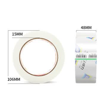 得力得力高品质透明封箱胶带48mm*100y*50um(6卷/筒)
