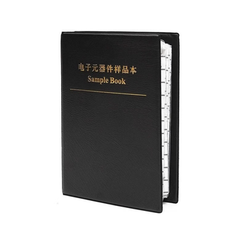 吻迪 电阻本 电容本 电阻包 0201 0402 0603 0805 1206 电阻器 电阻元件贴片电阻本 0805电阻本1% 170种25只