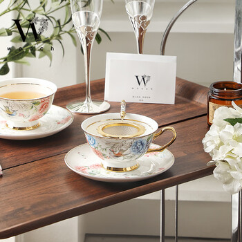 物取（WOOCH）百花密语系列咖啡杯套装订婚礼物高档精致下午茶乔迁新婚伴手礼