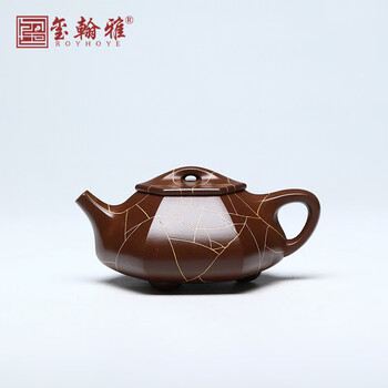 【蔵出し】徐漢棠製 紫砂壺 朱泥 中国茶器 骨董 茶道具（宜興／ジョカントウ） 蔵出し】徐漢棠製 紫砂壺 朱泥 中国茶器 骨董 茶道具（宜興