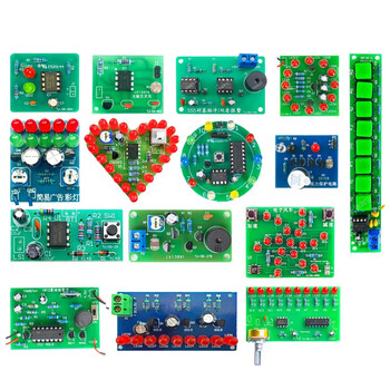 诺然 新手入门DIY制作套件教学组装电路板焊接练习散件 新手焊接练习套件（共15套）单套件