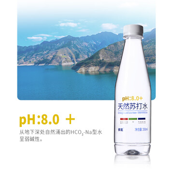 依能天然苏打水 弱碱性 无添加饮用天然水 350ml*15瓶 整箱装 依能天然苏打水 弱碱性 无添加饮用天然水 350ml*15瓶 整箱装