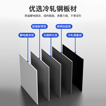 华宇天地文件柜铁皮柜档案办公资料柜子钢制储物柜中二斗精品款