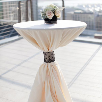 米色平纹 60*110cm高脚桌用