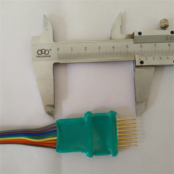 正鑫远 探针 测试针 烧录下载编程 弹簧针针排线 2.54单排9P九爪梅花H
