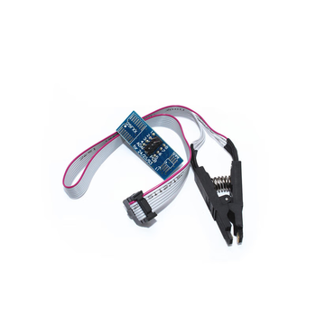 正鑫远 宽体 SOP8 转DIP8 烧录座 烧录转接座 烧录头 贴片烧录座 弹跳座SOP8夹子线2板（2个)