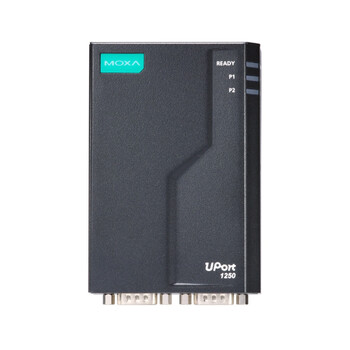 MOXA UPort 1250-G2  2端口 RS-232/422/485 USB转串口转换器