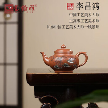 中国古美術品　急須　紫砂茶器 「李昌鴻」在銘 中国古美術品 急須 紫砂茶器 「李昌鴻」在銘 中国古美術品 急須