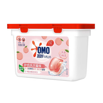 奥妙（OMO）白桃洗衣凝珠+洗衣液+黄金比例稻谷调和油1.8L（非转基因）×2