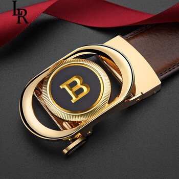 lerogeni奢侈品牌竞霸保罗男士皮带真皮潮流2022新款商务自动扣青中年