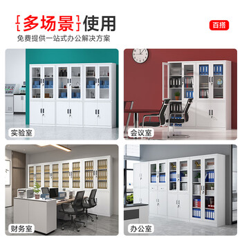 中伟（ZHONGWEI）文件柜办公柜钢制铁皮资料柜档案柜储物柜大器械文件柜（加厚款）