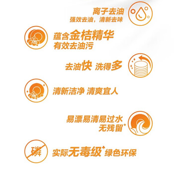 金龙鱼【超值组合】新金桔洗洁精500g果蔬放心洗+金龙鱼醇香花生油4L