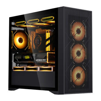 先马(SAMA)卡皮巴拉M1 PLUS 黑色电脑matx散热机箱 前板大面积进风/最多12个风扇位/360水冷位/Type-C预留孔 先马(SAMA)卡皮巴拉M1 PLUS 黑色电脑matx散热机箱 前板大面积进风/最多12个风扇位/360水冷位/Type-C预留孔