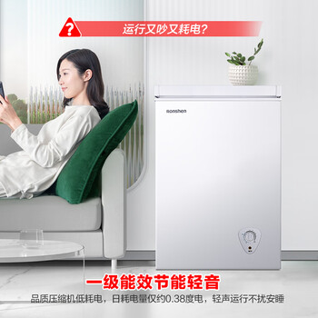 容声(Ronshen)100升小冰柜减霜家用冷藏冷冻两用一级能效卧式冷柜顶开门母乳存放小冰箱BD/BC-100MB 容声(Ronshen)100升小冰柜减霜家用冷藏冷冻两用一级能效卧式冷柜顶开门母乳存放小冰箱BD/BC-100MB