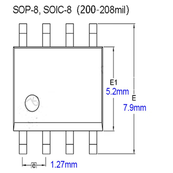熙久阳 编程器专用烧录座: AM-SOP8-200A进口座