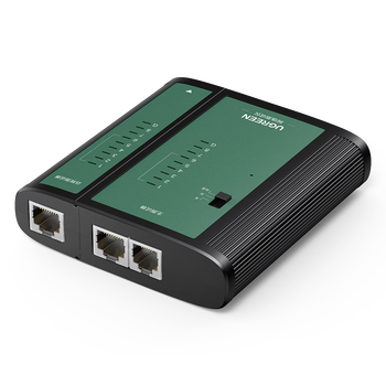 绿联网线测试仪 多功能网线/电话测线仪 电脑网络水晶头电话线工程/家用智能信号检测通测试仪器通断器