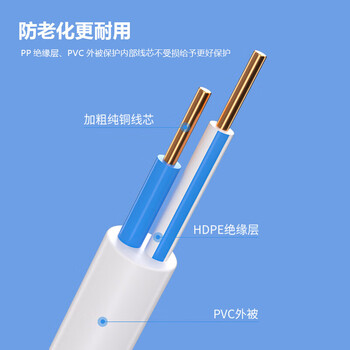 互宽 电话线延长线 传真机连接线单股RJ11工程家装语音通信线缆 2芯0.4无氧铜电话线 白色30米 互宽 电话线延长线 传真机连接线单股RJ11工程家装语音通信线缆 2芯0.4无氧铜电话线 白色30米
