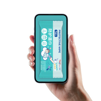 卫朴（WIPE WIPE）防护湿巾单片装*120片不含酒精室内户外防护儿童防叮咬湿巾